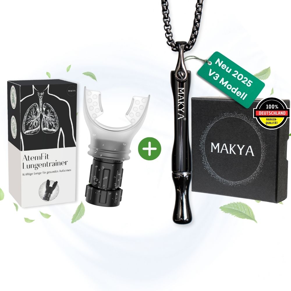 Allrounder-Set: Makya V3 + AtemFit für Rauchfreiheit & Lungengesundheit - MAKYA