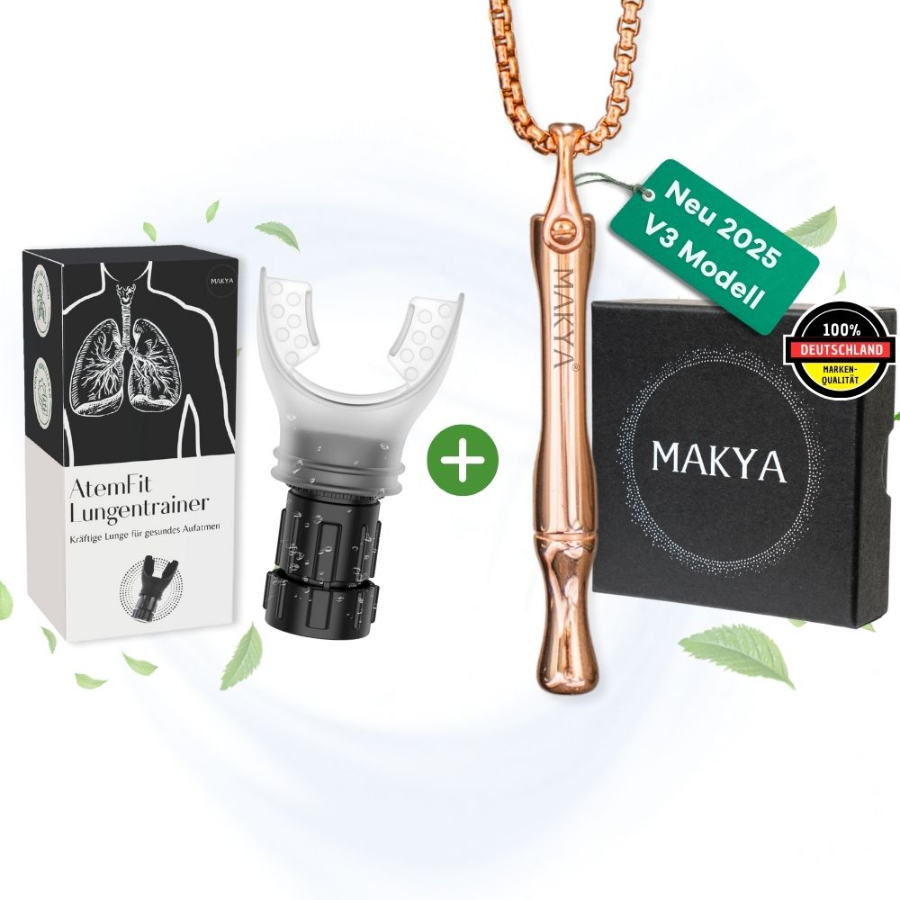 Allrounder-Set: Makya V3 + AtemFit für Rauchfreiheit & Lungengesundheit - MAKYA