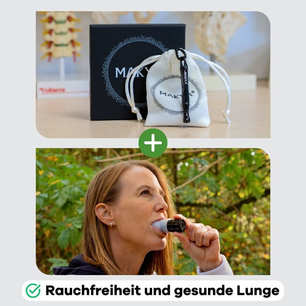 Allrounder-Set: Makya V3 + AtemFit für Rauchfreiheit & Lungengesundheit - MAKYA
