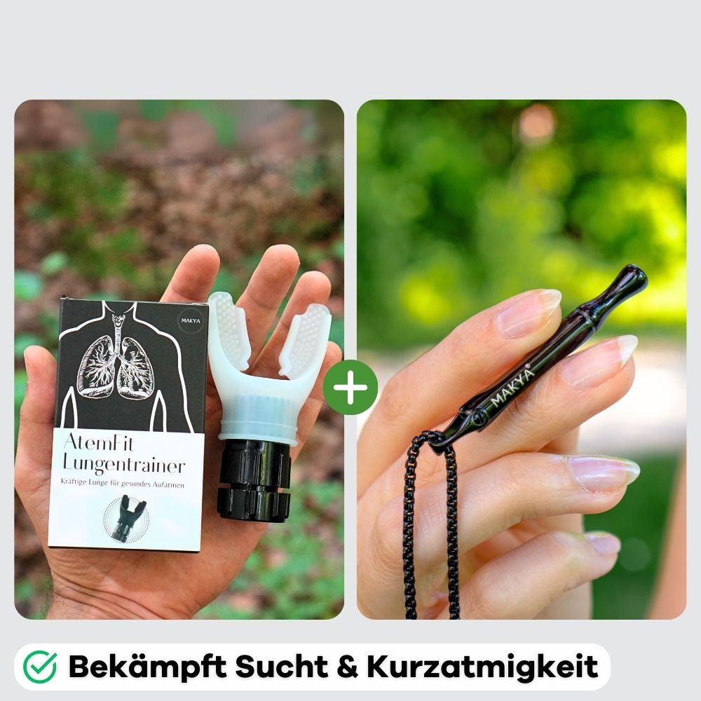 Allrounder-Set: Makya V3 + AtemFit für Rauchfreiheit & Lungengesundheit - MAKYA