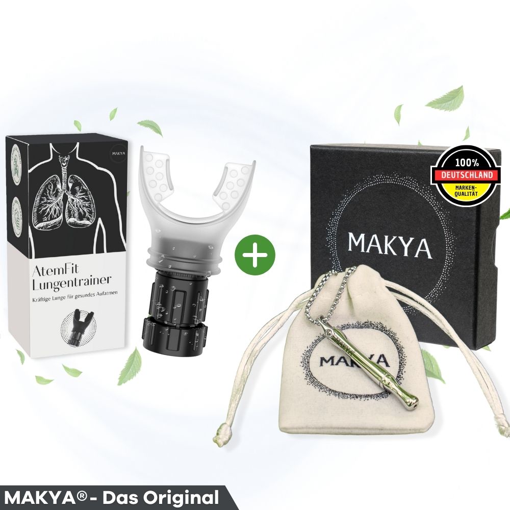 Allrounder-Set: Makya V3 + AtemFit für Rauchfreiheit & Lungengesundheit - MAKYA