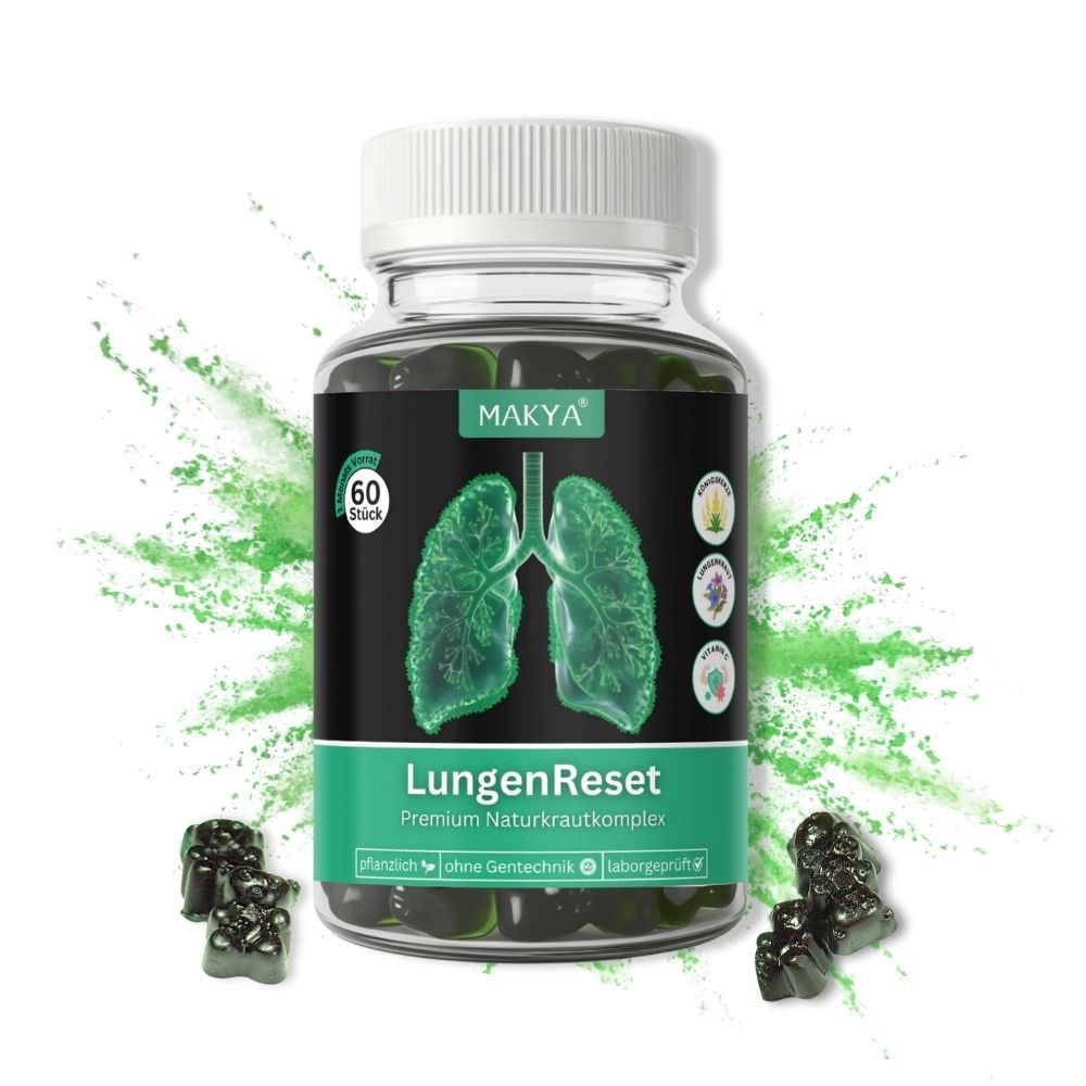 LungenReset - Vitamin und Naturkrautbärchen für maximale Lungenregeneration - MAKYA