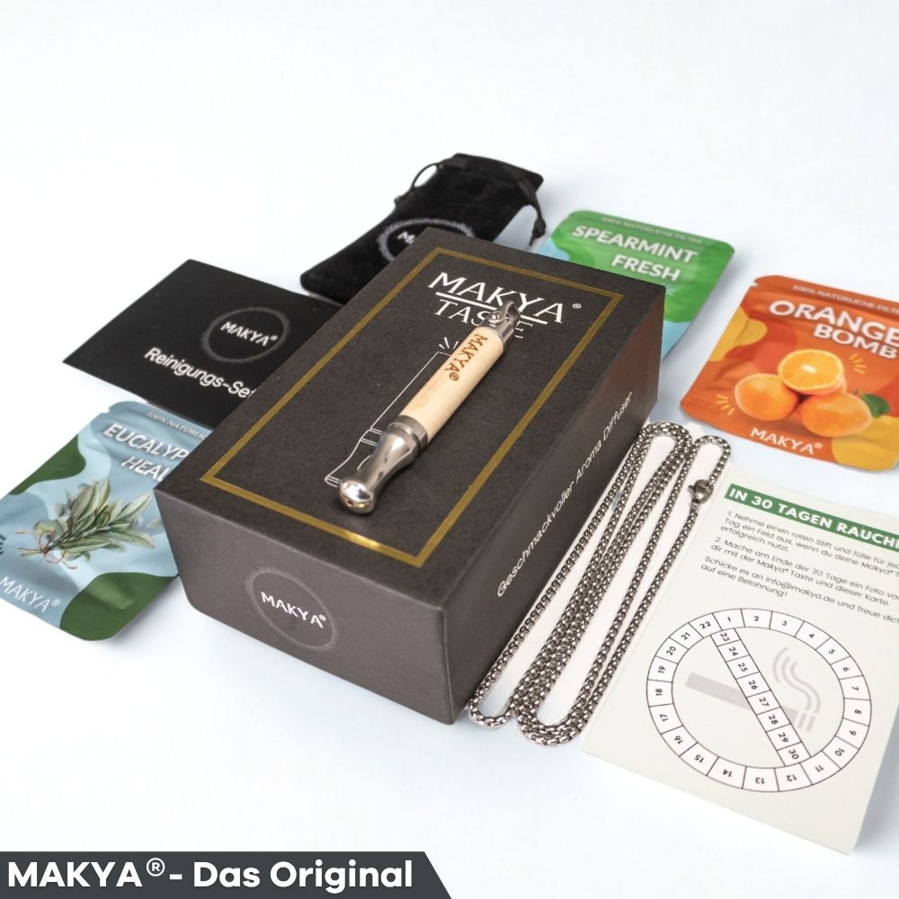 Makya Taste - Geschmackvolle Rauchentwöhnung 100% natürlich