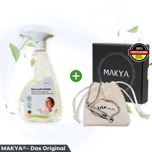 Rauchfrei-Set: Makya V2 + GeruchsHeld (inkl. eBook gratis) - MAKYA