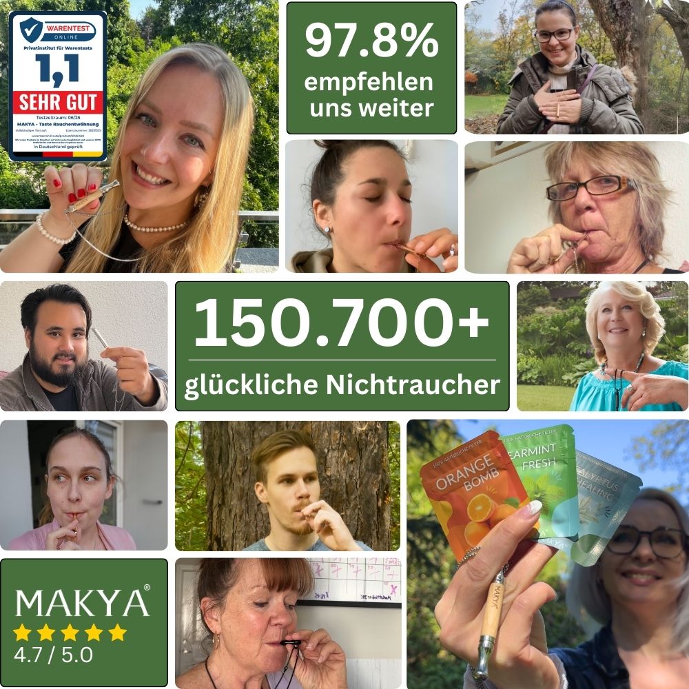 Makya Taste - Geschmackvolle Rauchentwöhnung 100% natürlich