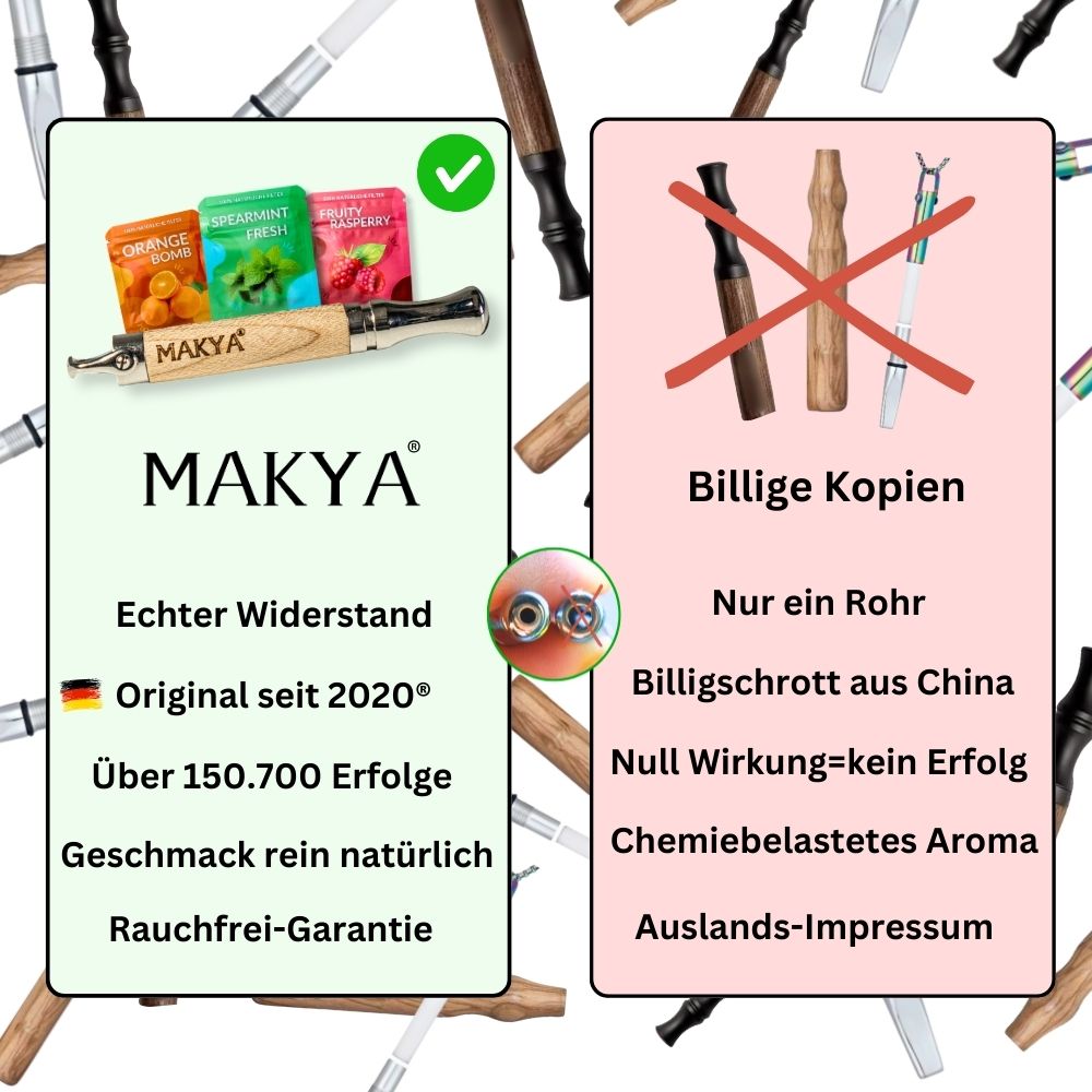 Makya Taste - Geschmackvolle Rauchentwöhnung 100% natürlich