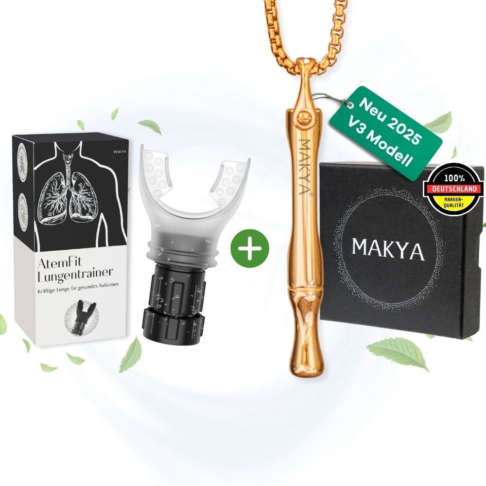 Allrounder-Set: Makya V3 + AtemFit für Rauchfreiheit & Lungengesundheit - MAKYA