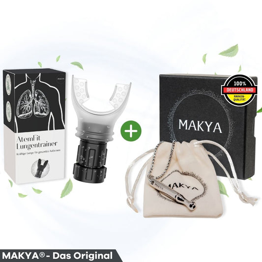 Allrounder-Set: Makya V2 + AtemFit für Rauchfreiheit & Lungengesundheit